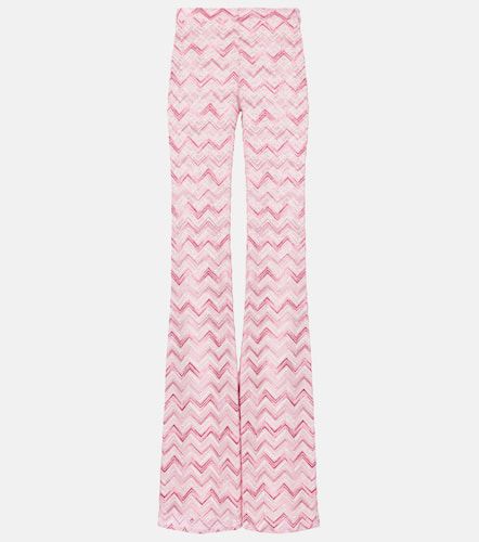 Pantaloni a gamba larga a zig-zag - Missoni - Modalova