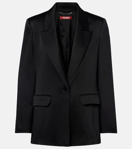 Max Mara Blazer de crepé satén - Max Mara - Modalova