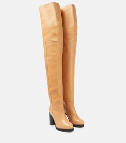 Lurna leather over-the-knee boots - Isabel Marant - Modalova