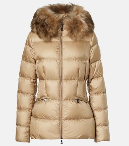 Boed shearling-trimmed down jacket - Moncler - Modalova