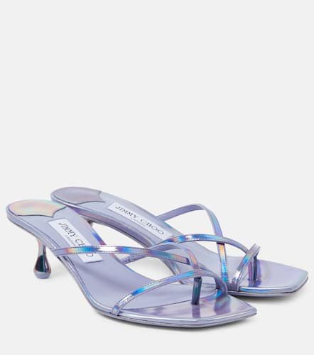 Sandalen Etana 50 aus Metallic-Leder - Jimmy Choo - Modalova