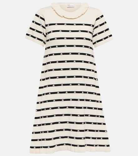 Striped Intarsia minidress - REDValentino - Modalova