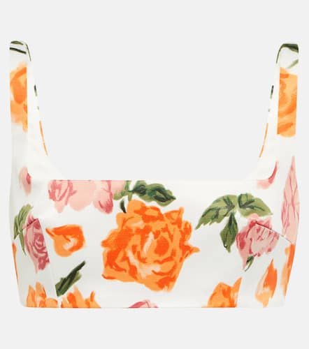 Kerrigan floral taffeta faille crop top - Emilia Wickstead - Modalova