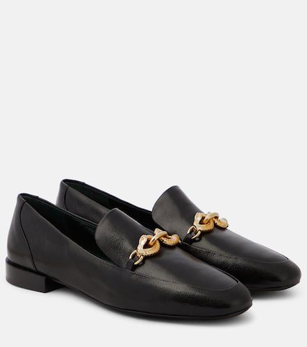 Jessa embellished leather loafers - Tory Burch - Modalova