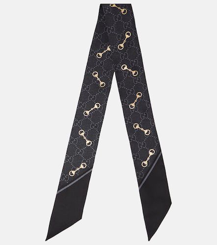 Gucci Foulard in seta con stampa - Gucci - Modalova