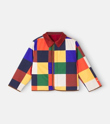 Multicolor Tiles reversible padded jacket - Bobo Choses - Modalova