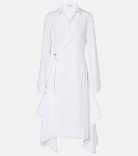 Loewe Draped cotton wrap dress - Loewe - Modalova