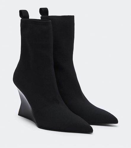 Balmain Botines con cuña de punto - Balmain - Modalova