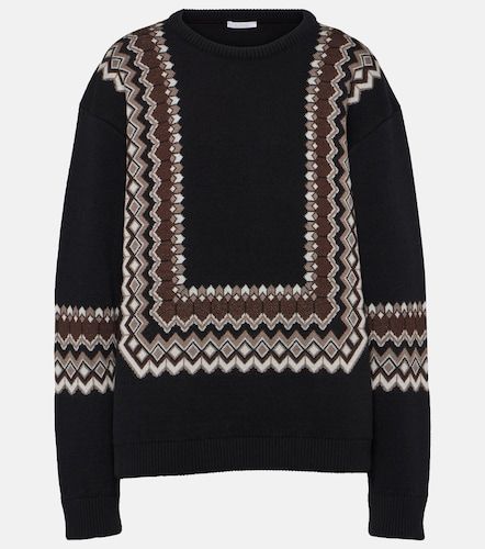 Chloé Pullover in misto lana jacquard - Chloe - Modalova