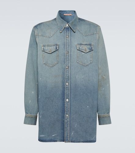 Camicia di jeans distressed - Acne Studios - Modalova