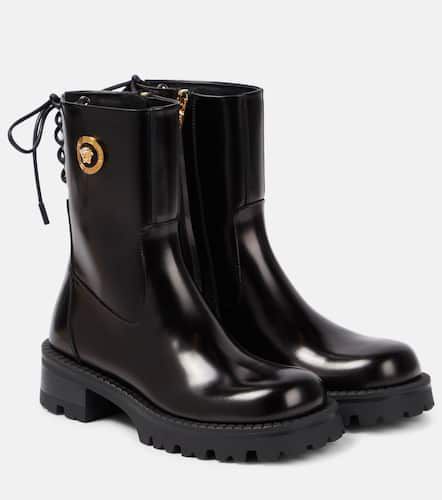 Versace Alia leather ankle boots - Versace - Modalova