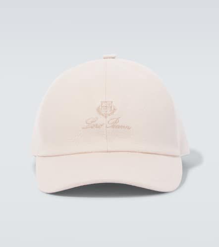Logo cashmere velvet baseball cap - Loro Piana - Modalova