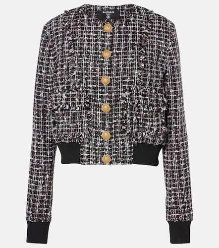 Balmain Chaqueta bomber de tweed - Balmain - Modalova