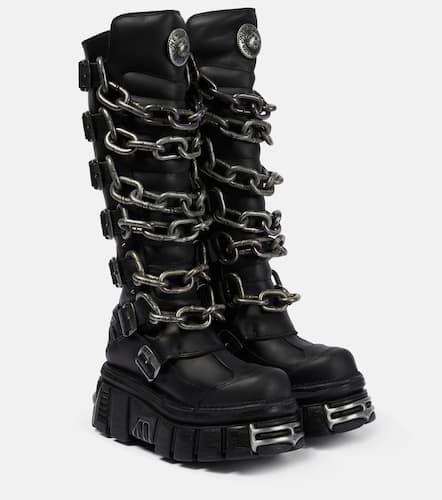 X New Rock leather platform boots - Vetements - Modalova