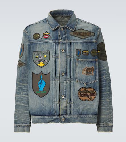 X Mark Gonzales chaqueta de denim - Sacai - Modalova