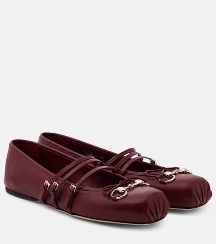 Gucci Ballerinas Horsebit aus Leder - Gucci - Modalova