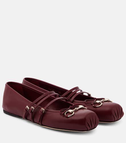 Gucci Ballerine Horsebit in pelle - Gucci - Modalova