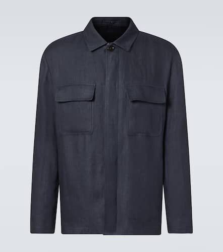 Lardini Giacca camicia in lino - Lardini - Modalova