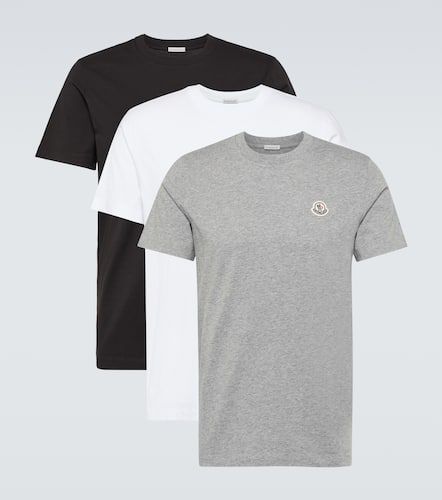 Set of 3 cotton jersey T-shirts - Moncler - Modalova