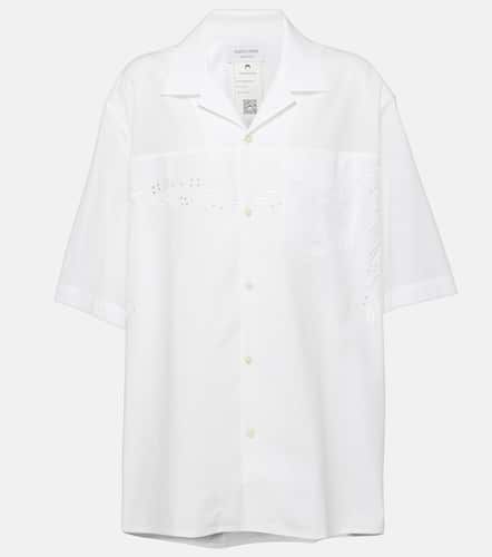 Regenerated Household cotton bowling shirt - Marine Serre - Modalova