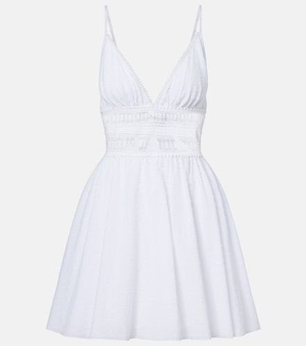 Vestido corto Emilie de algodón - Poupette St Barth - Modalova