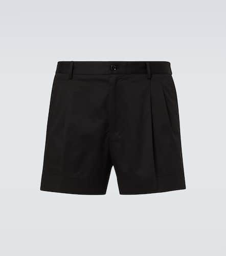 Cotton-blend gabardine shorts - Dolce&Gabbana - Modalova