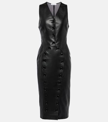 Alaïa Midikleid aus Leder - Alaia - Modalova