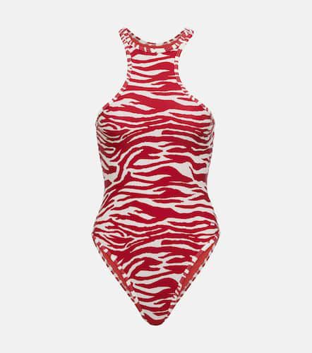 The Attico Zebra-print swimsuit - The Attico - Modalova