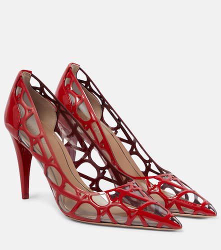 Pumps Toile Iconographe in vernice e PVC - Valentino Garavani - Modalova