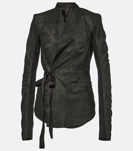 Rick Owens Leather jacket - Rick Owens - Modalova