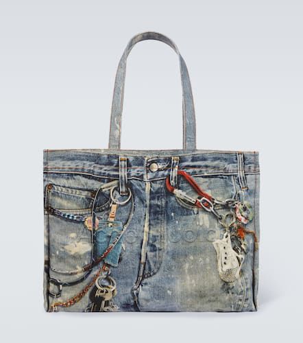 Borsa in canvas con stampa - Acne Studios - Modalova