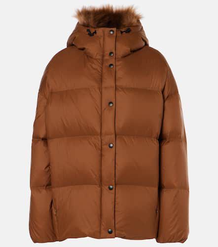 Shearling-trimmed down jacket - Yves Salomon - Modalova