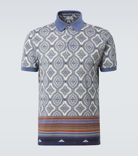 Etro Roma printed cotton polo shirt - Etro - Modalova