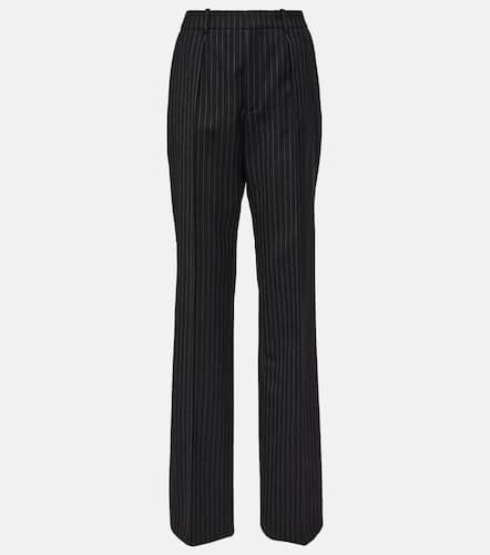 Pantaloni in lana a righe - Saint Laurent - Modalova