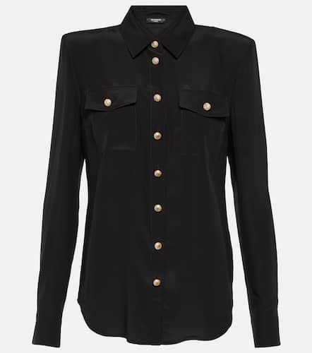 Balmain Silk crêpe de chine shirt - Balmain - Modalova