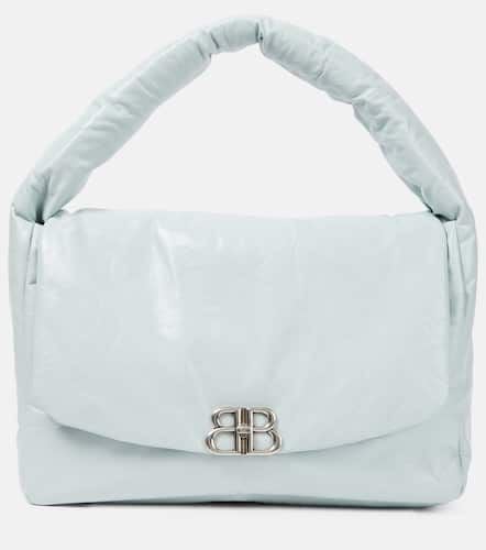 Monaco Large leather shoulder bag - Balenciaga - Modalova