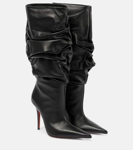 Overknee-Stiefel Anok 105 aus Leder - Amina Muaddi - Modalova