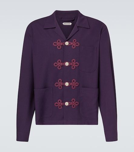 Bode Astor embroidered wool shirt - Bode - Modalova