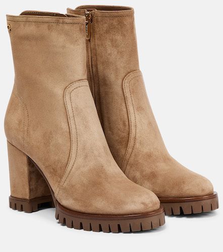 Timber suede ankle boots - Gianvito Rossi - Modalova