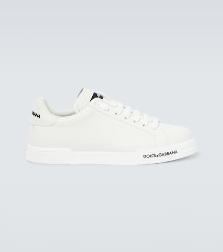 Dolce&Gabbana Logo leather sneakers - Dolce&Gabbana - Modalova