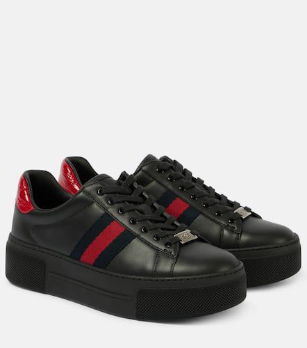 Gucci Gucci Ace leather sneakers - Gucci - Modalova