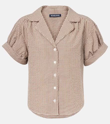 Camisa Ilene en mezcla de algodón a cuadros - Veronica Beard - Modalova