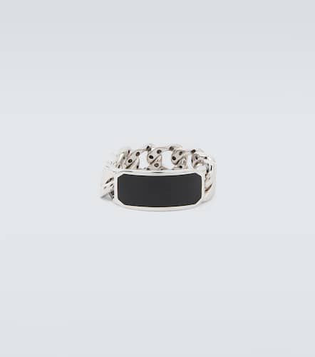 Ring ID Link aus 18kt Weißgold mit Onyx - Shay Jewelry - Modalova