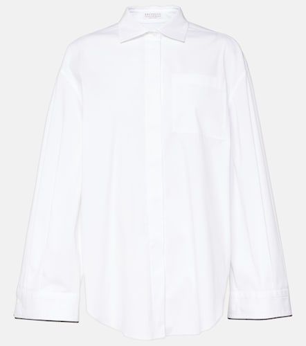 Camisa en mezcla de algodón - Brunello Cucinelli - Modalova