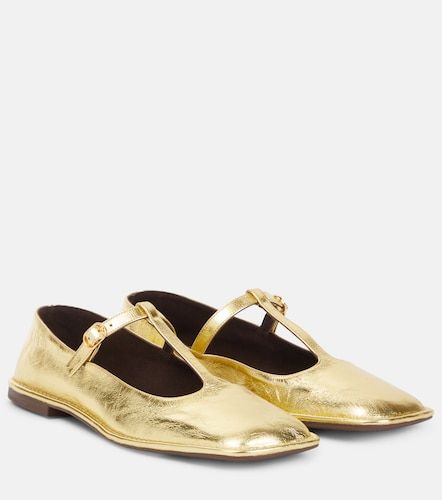 Square T-Strap leather Mary Jane flats - The Row - Modalova