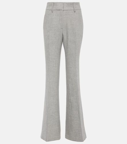 Rhein high-rise linen and cashmere flared pants - Gabriela Hearst - Modalova