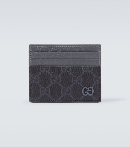 Leather-trimmed GG canvas card holder - Gucci - Modalova