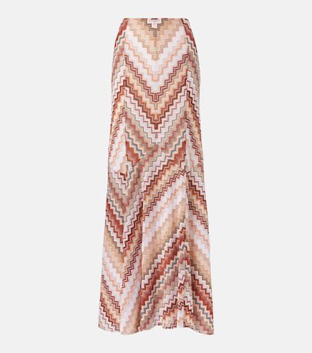 Falda larga de lamé en zigzag - Missoni - Modalova