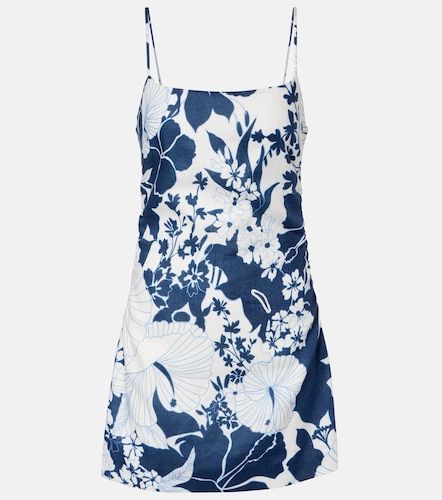 SIR Paradiso floral linen minidress - SIR - Modalova