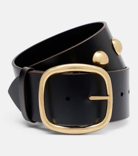Midnight studded leather belt - Chloe - Modalova